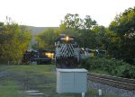 RBMN 2017 backing into the yard for PISB's cars as NRFF waits for crew.